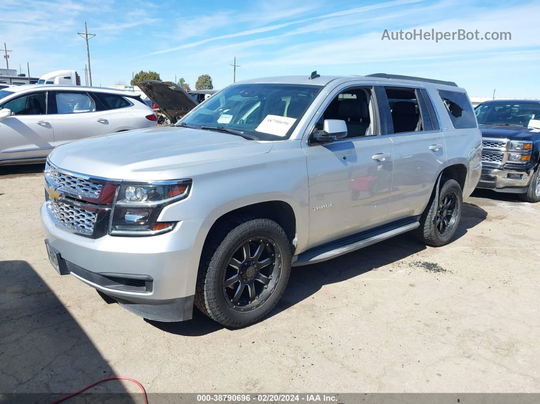 2015 Chevrolet Tahoe Lt Silver vin: 1GNSCBKC3FR146701