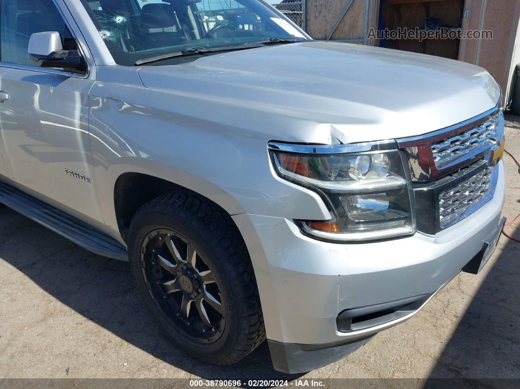 2015 Chevrolet Tahoe Lt Silver vin: 1GNSCBKC3FR146701