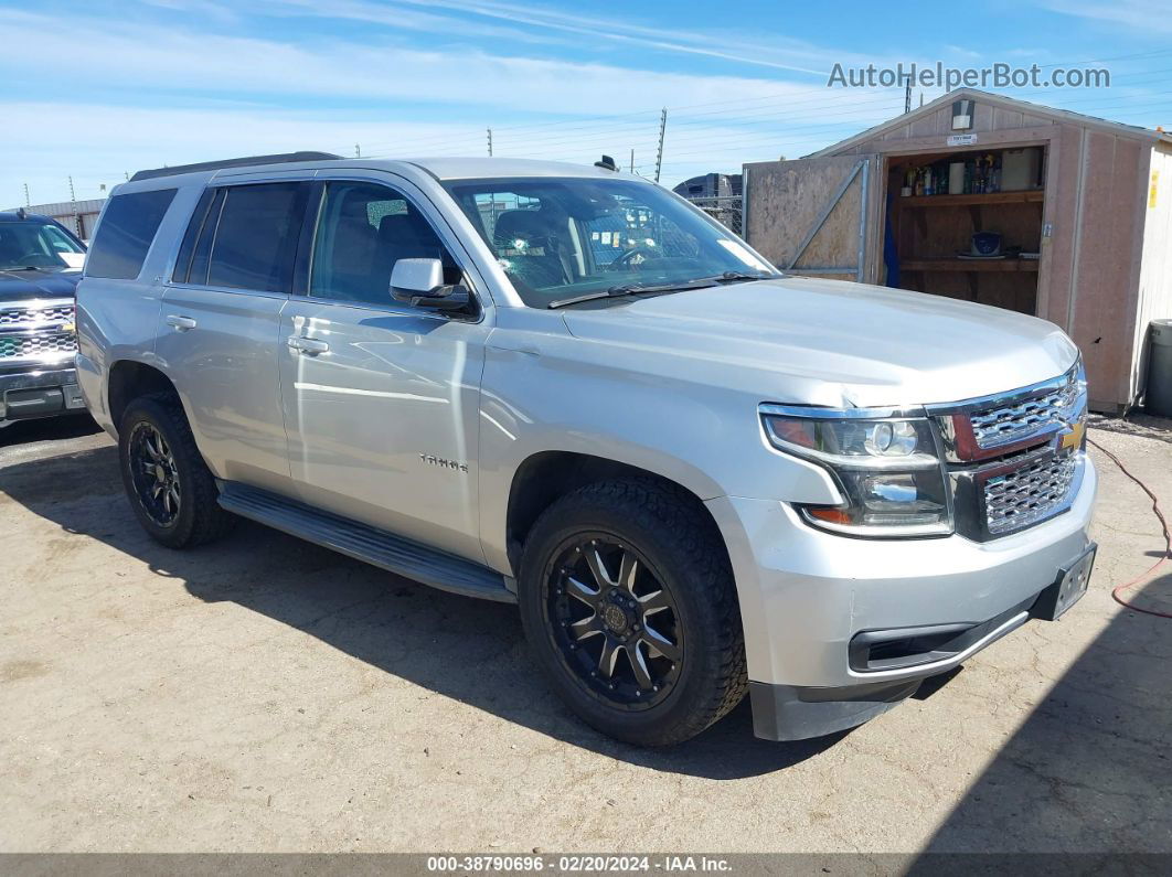 2015 Chevrolet Tahoe Lt Silver vin: 1GNSCBKC3FR146701