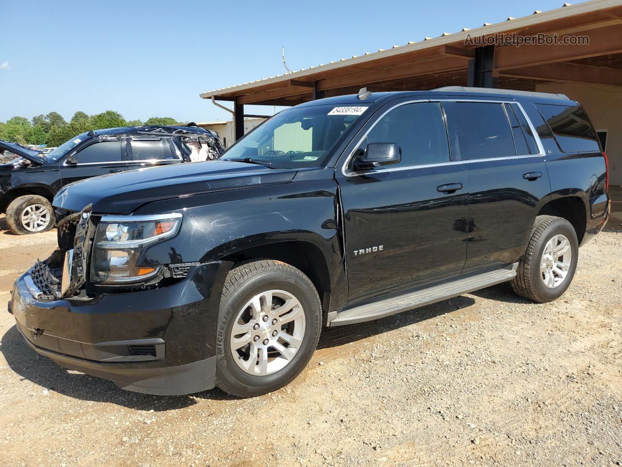 2015 Chevrolet Tahoe C1500 Lt Black vin: 1GNSCBKC3FR168794