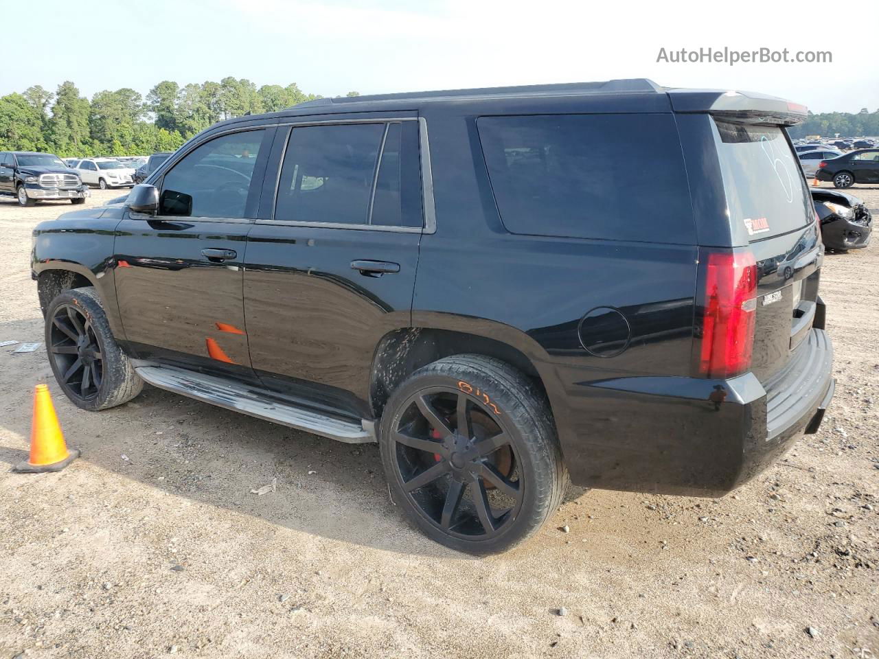 2015 Chevrolet Tahoe C1500 Lt Black vin: 1GNSCBKC3FR173882