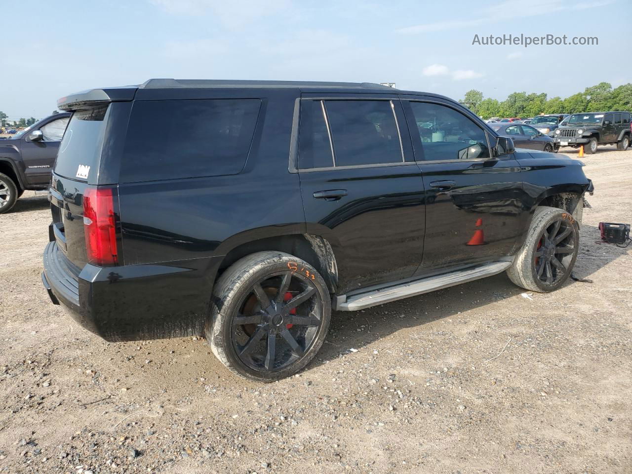 2015 Chevrolet Tahoe C1500 Lt Black vin: 1GNSCBKC3FR173882