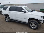 2015 Chevrolet Tahoe Lt White vin: 1GNSCBKC3FR534110