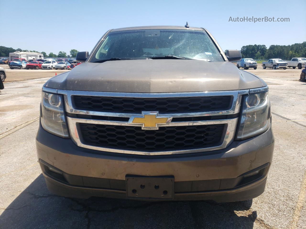 2015 Chevrolet Tahoe C1500 Lt Brown vin: 1GNSCBKC3FR577605