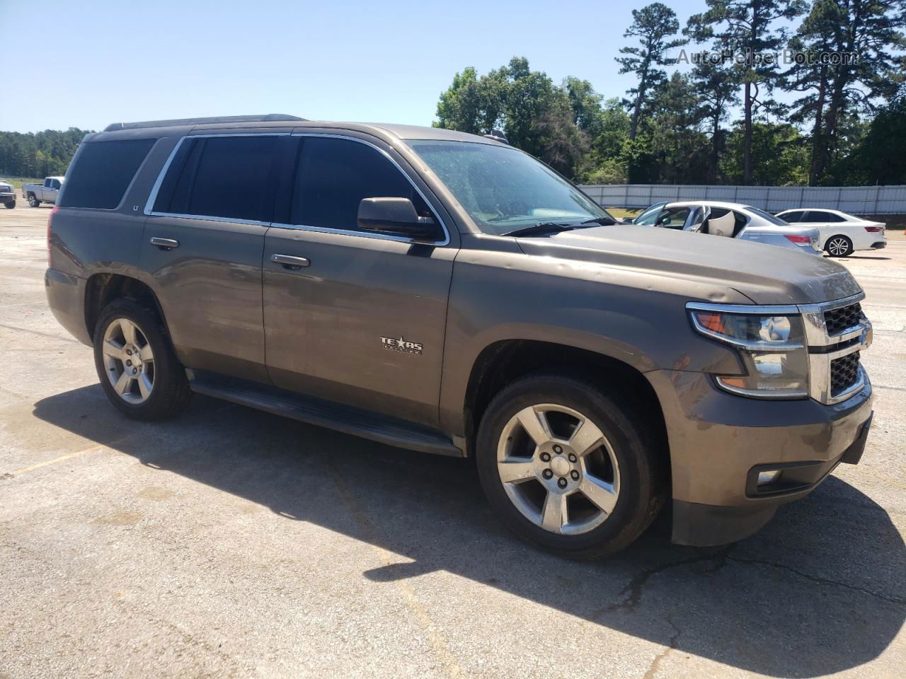 2015 Chevrolet Tahoe C1500 Lt Brown vin: 1GNSCBKC3FR577605