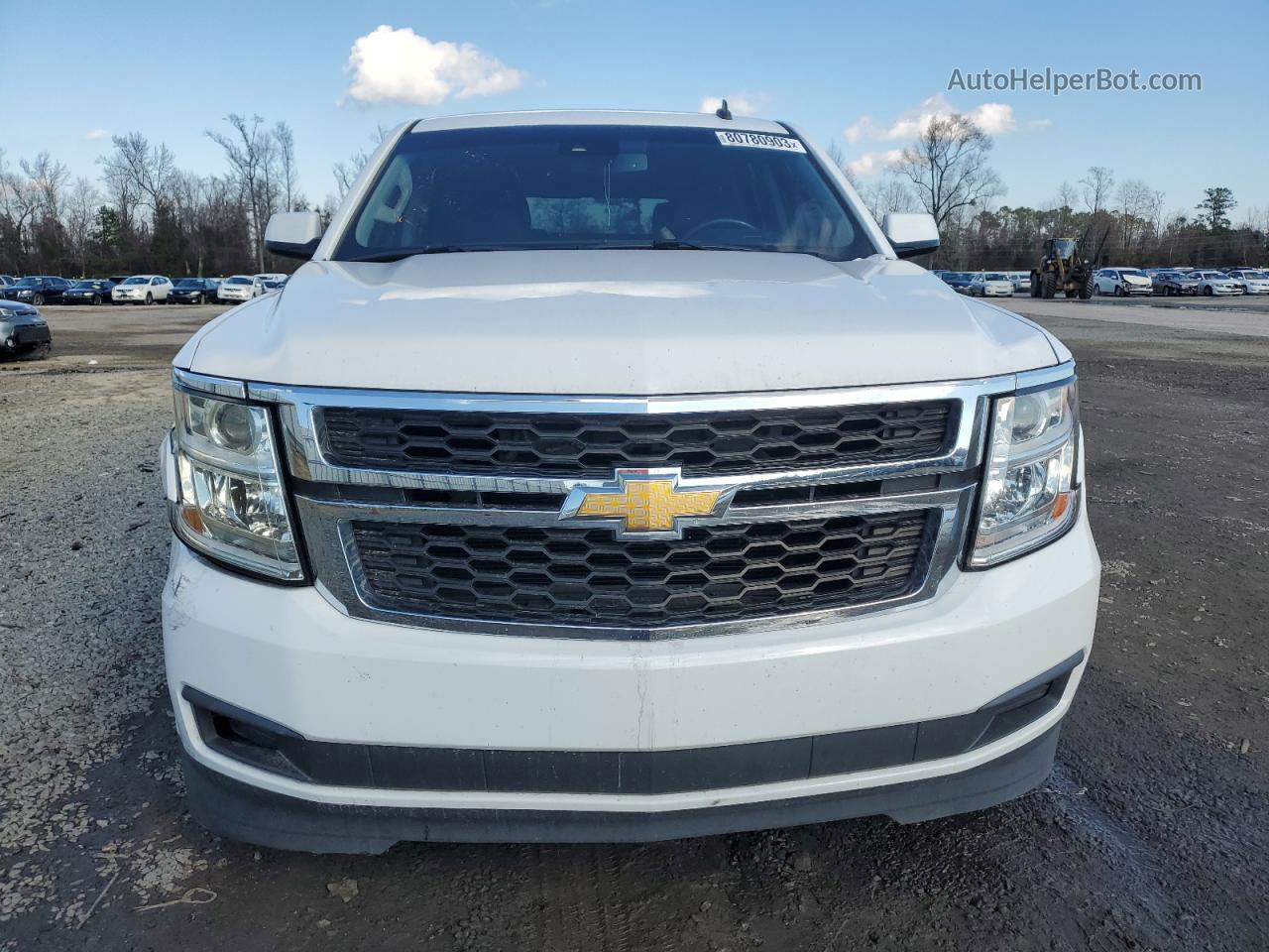 2015 Chevrolet Tahoe C1500 Lt White vin: 1GNSCBKC4FR115926