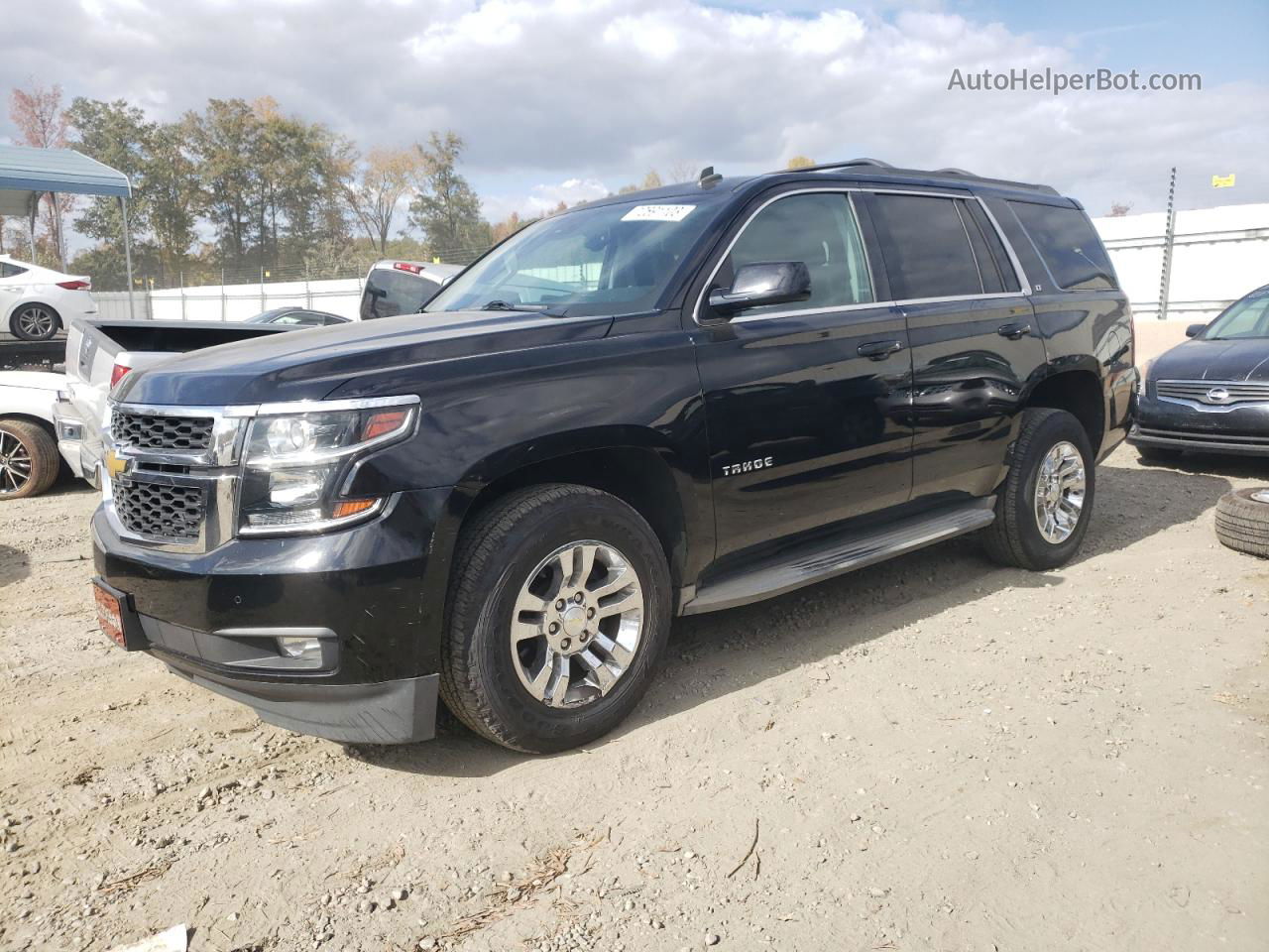 2015 Chevrolet Tahoe C1500 Lt Черный vin: 1GNSCBKC4FR118762