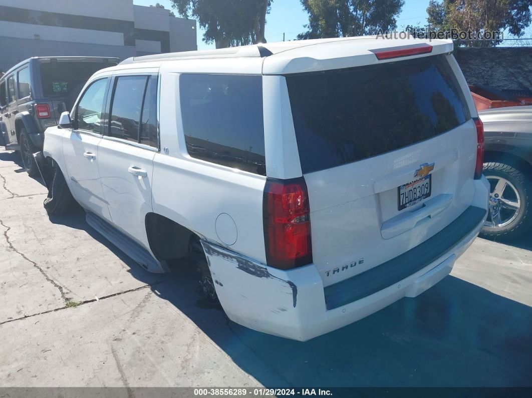 2015 Chevrolet Tahoe Lt White vin: 1GNSCBKC4FR308108