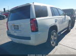 2015 Chevrolet Tahoe Lt White vin: 1GNSCBKC4FR308108