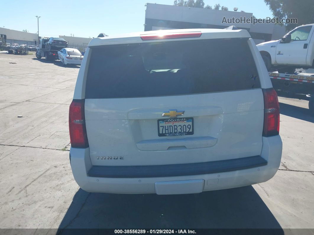 2015 Chevrolet Tahoe Lt White vin: 1GNSCBKC4FR308108