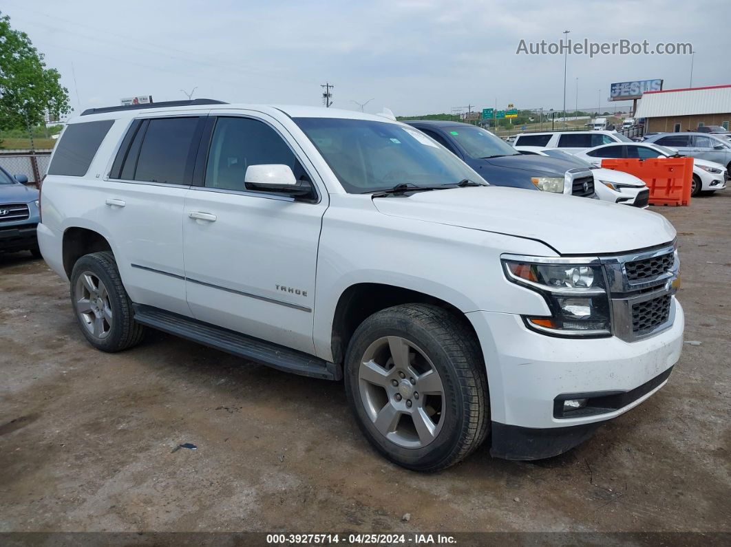 2016 Chevrolet Tahoe Lt Белый vin: 1GNSCBKC4GR272227