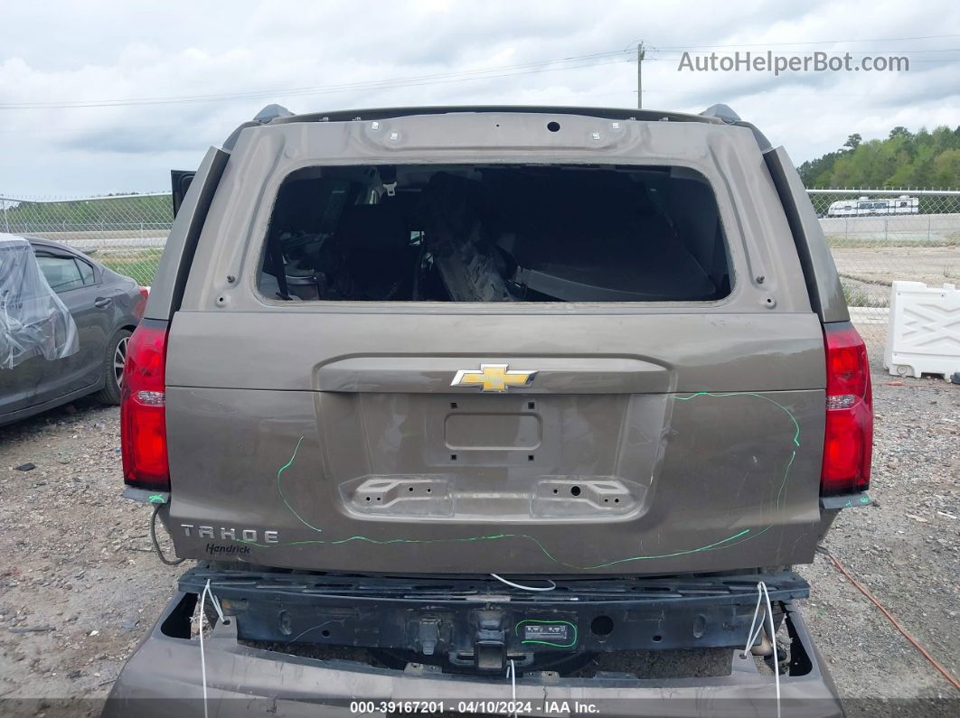 2016 Chevrolet Tahoe Lt Коричневый vin: 1GNSCBKC4GR327775