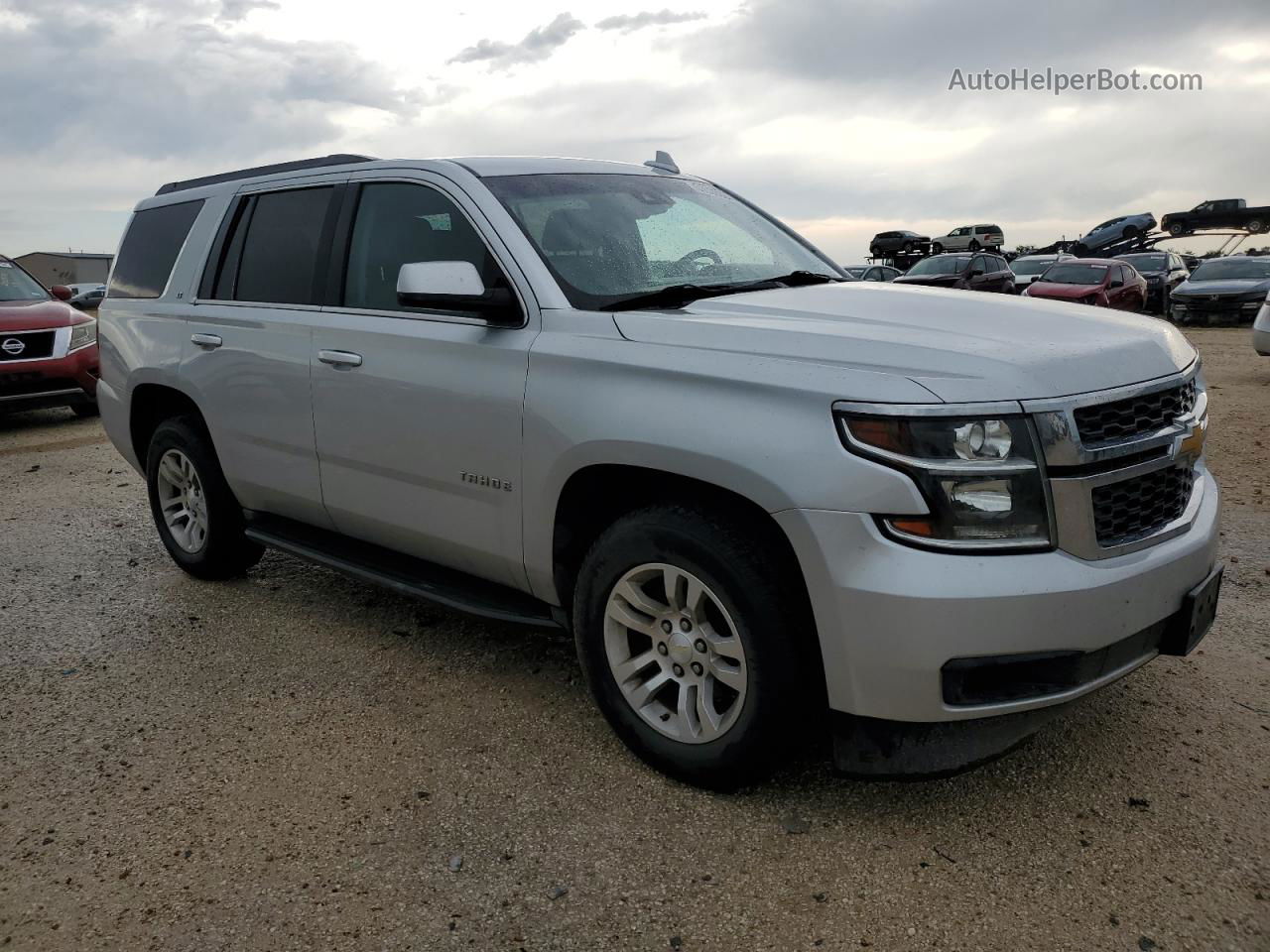 2015 Chevrolet Tahoe C1500 Lt Silver vin: 1GNSCBKC5FR561745