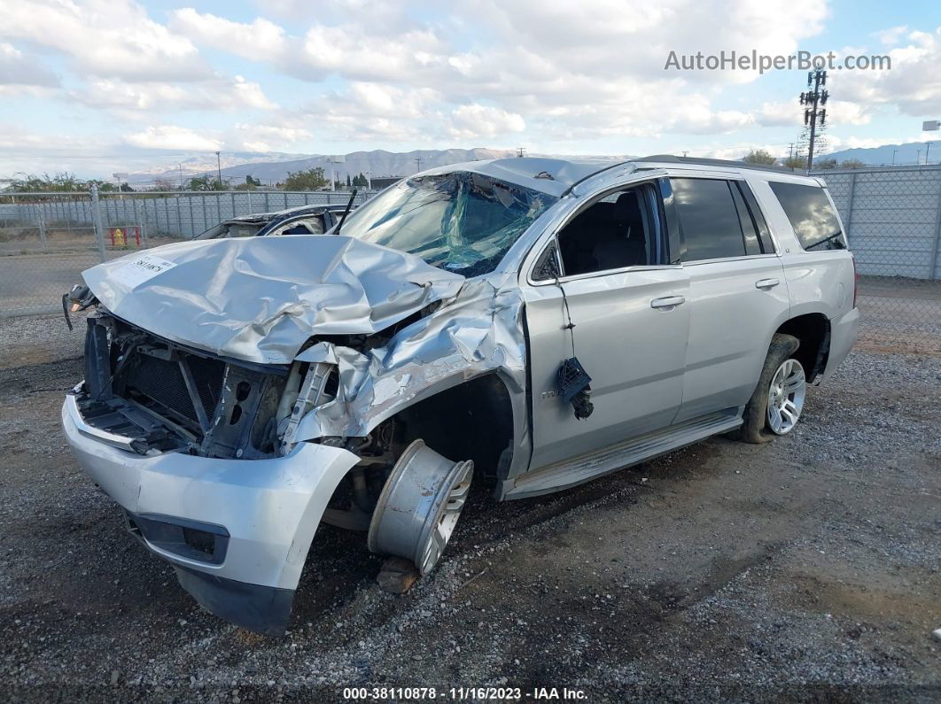 2015 Chevrolet Tahoe Lt Silver vin: 1GNSCBKC6FR138334