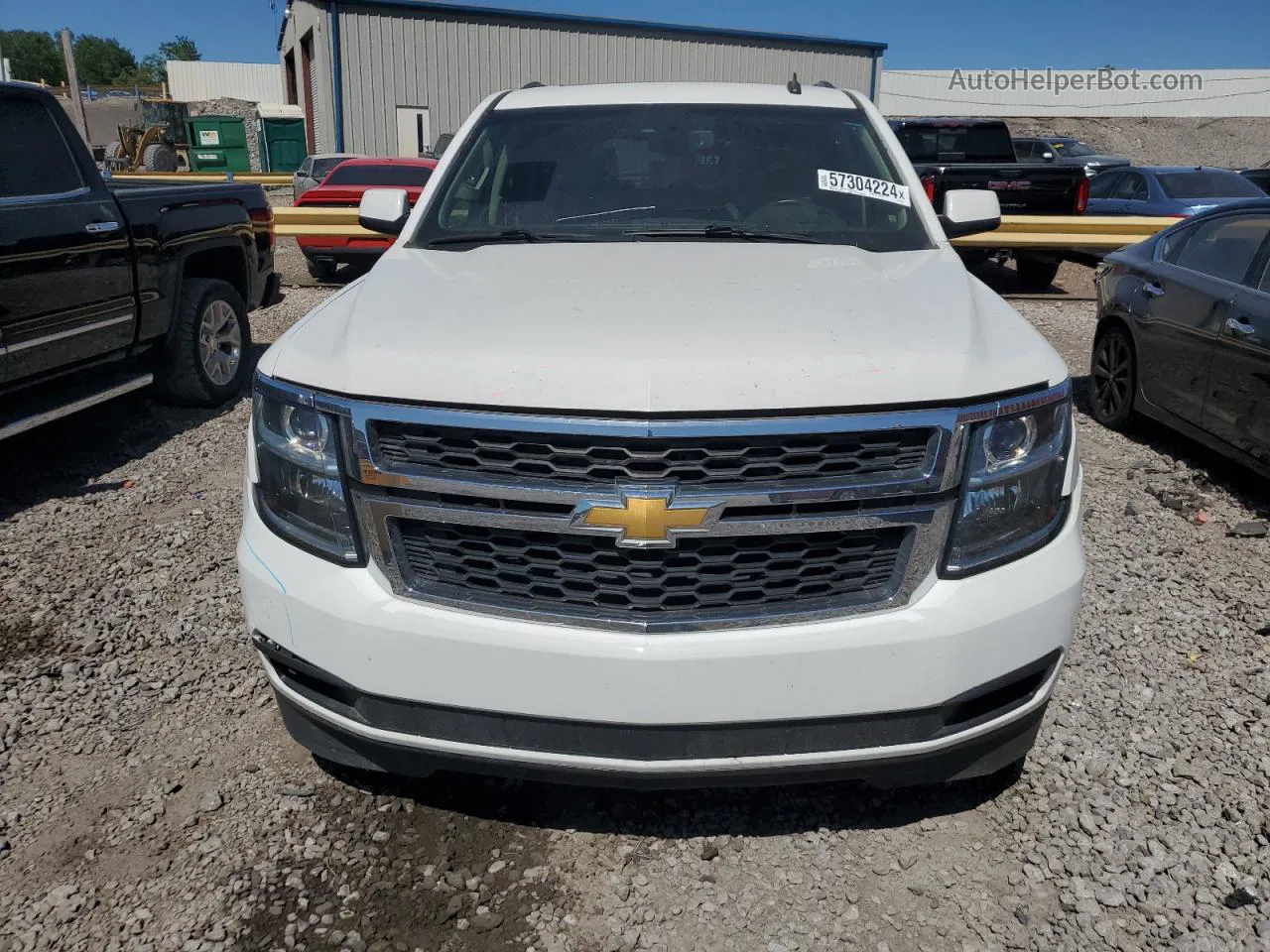 2015 Chevrolet Tahoe C1500 Lt White vin: 1GNSCBKC6FR274091