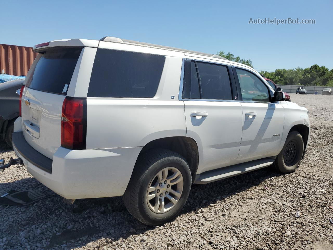 2015 Chevrolet Tahoe C1500 Lt White vin: 1GNSCBKC6FR274091