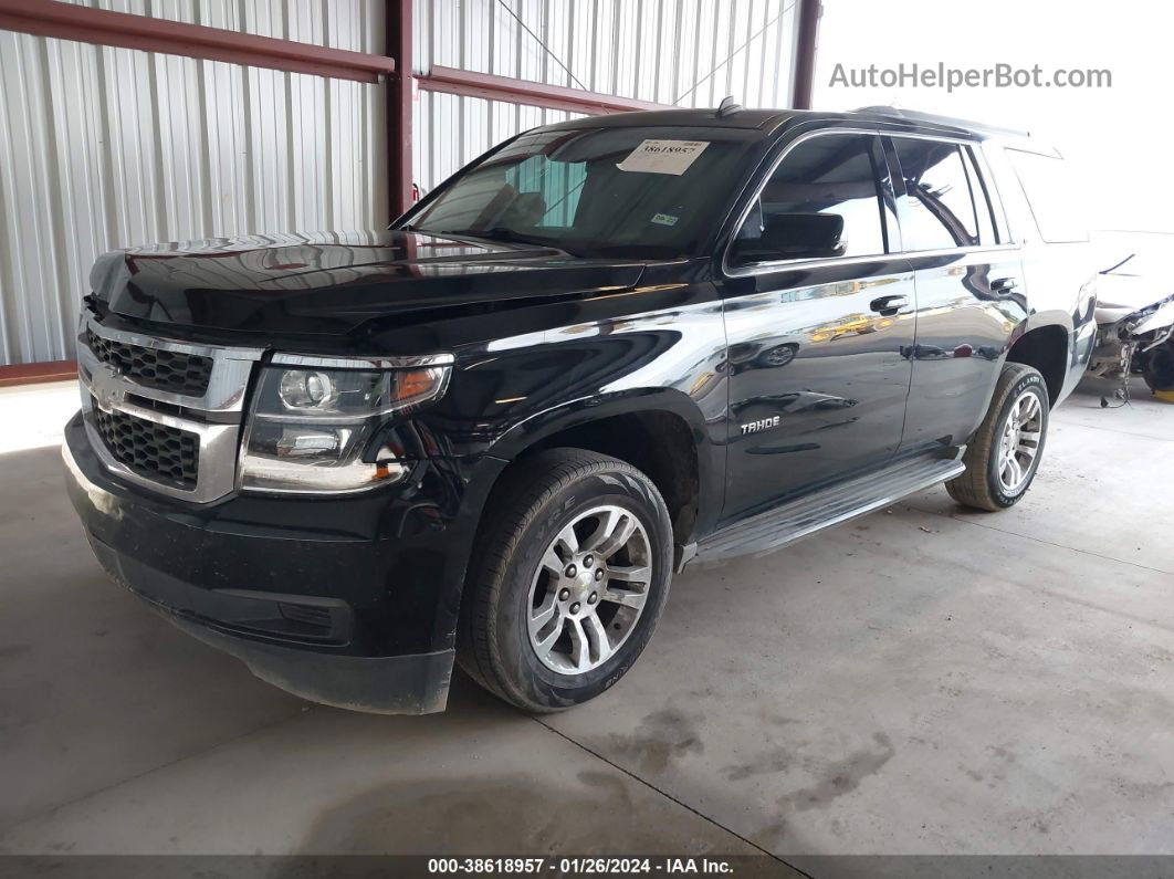 2015 Chevrolet Tahoe Lt Black vin: 1GNSCBKC7FR145843