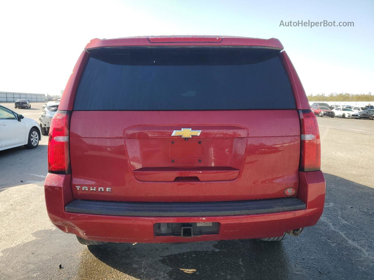 2015 Chevrolet Tahoe C1500 Lt Red vin: 1GNSCBKC7FR309009