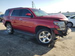 2015 Chevrolet Tahoe C1500 Lt Red vin: 1GNSCBKC7FR309009