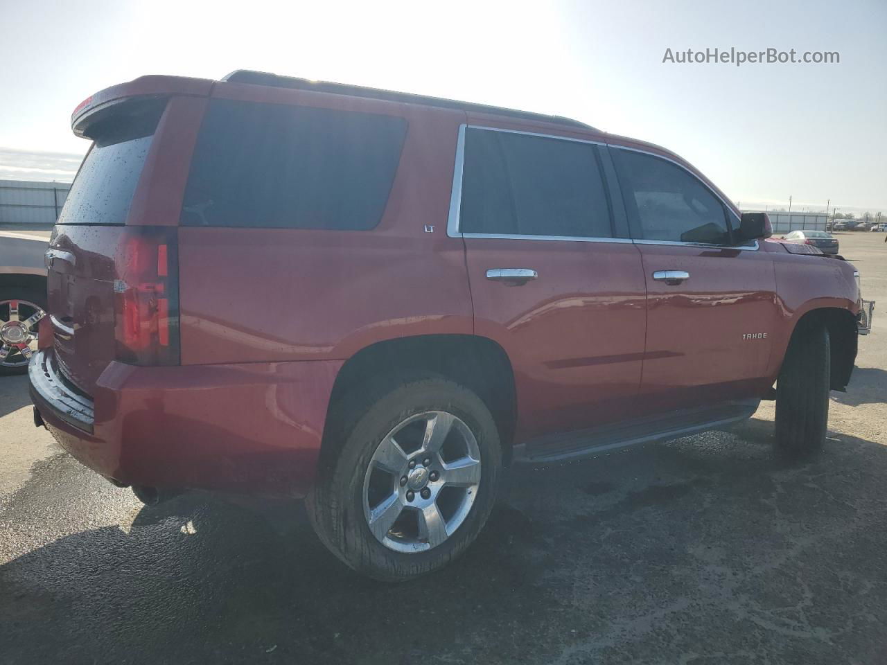 2015 Chevrolet Tahoe C1500 Lt Red vin: 1GNSCBKC7FR309009