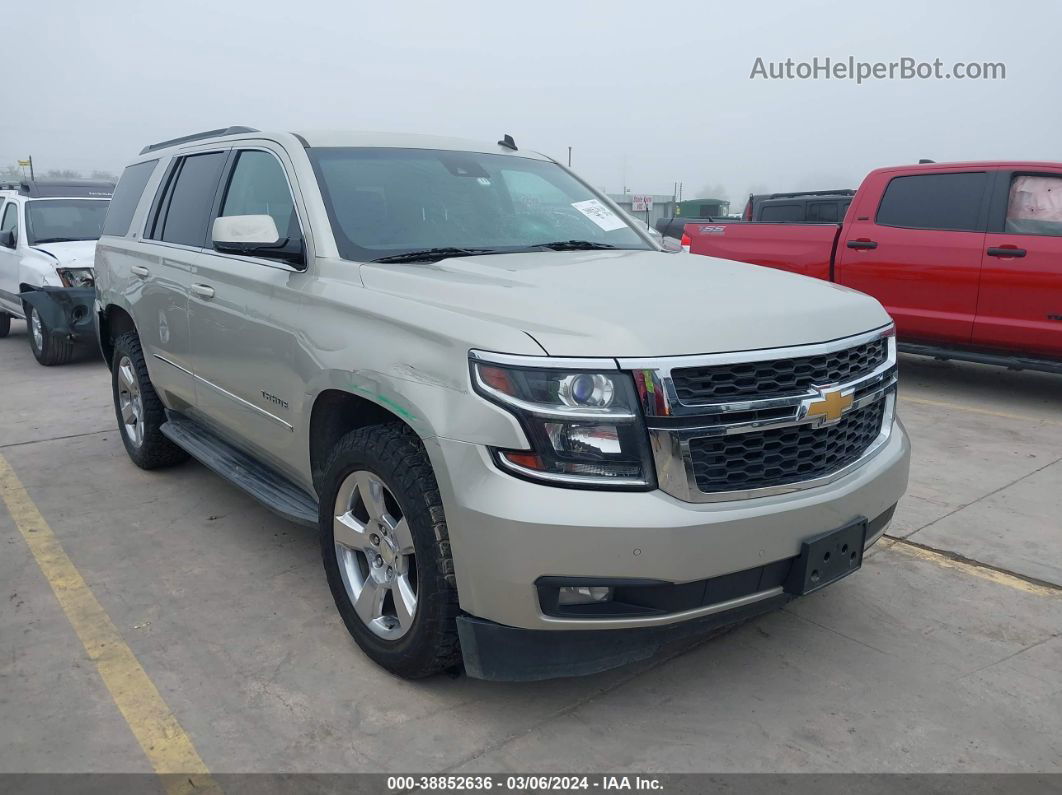 2015 Chevrolet Tahoe Lt Gold vin: 1GNSCBKC8FR150338