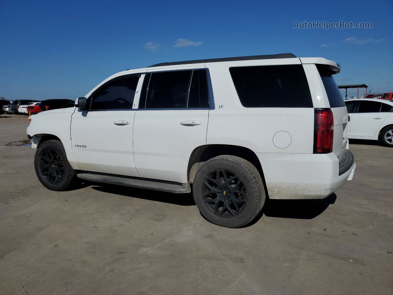 2015 Chevrolet Tahoe C1500 Lt White vin: 1GNSCBKC8FR159783