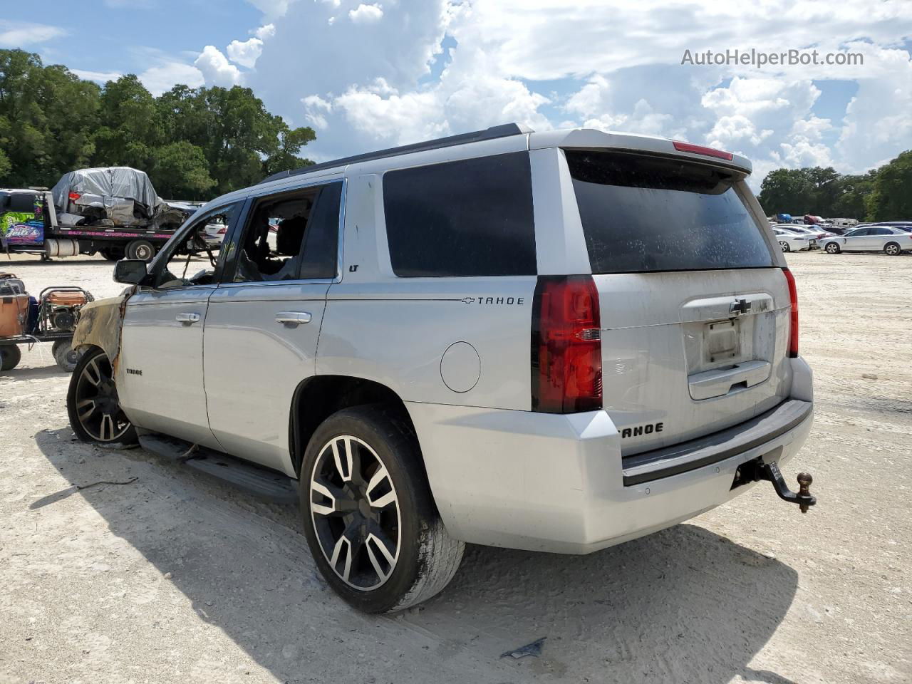 2015 Chevrolet Tahoe C1500 Lt Silver vin: 1GNSCBKC8FR284296