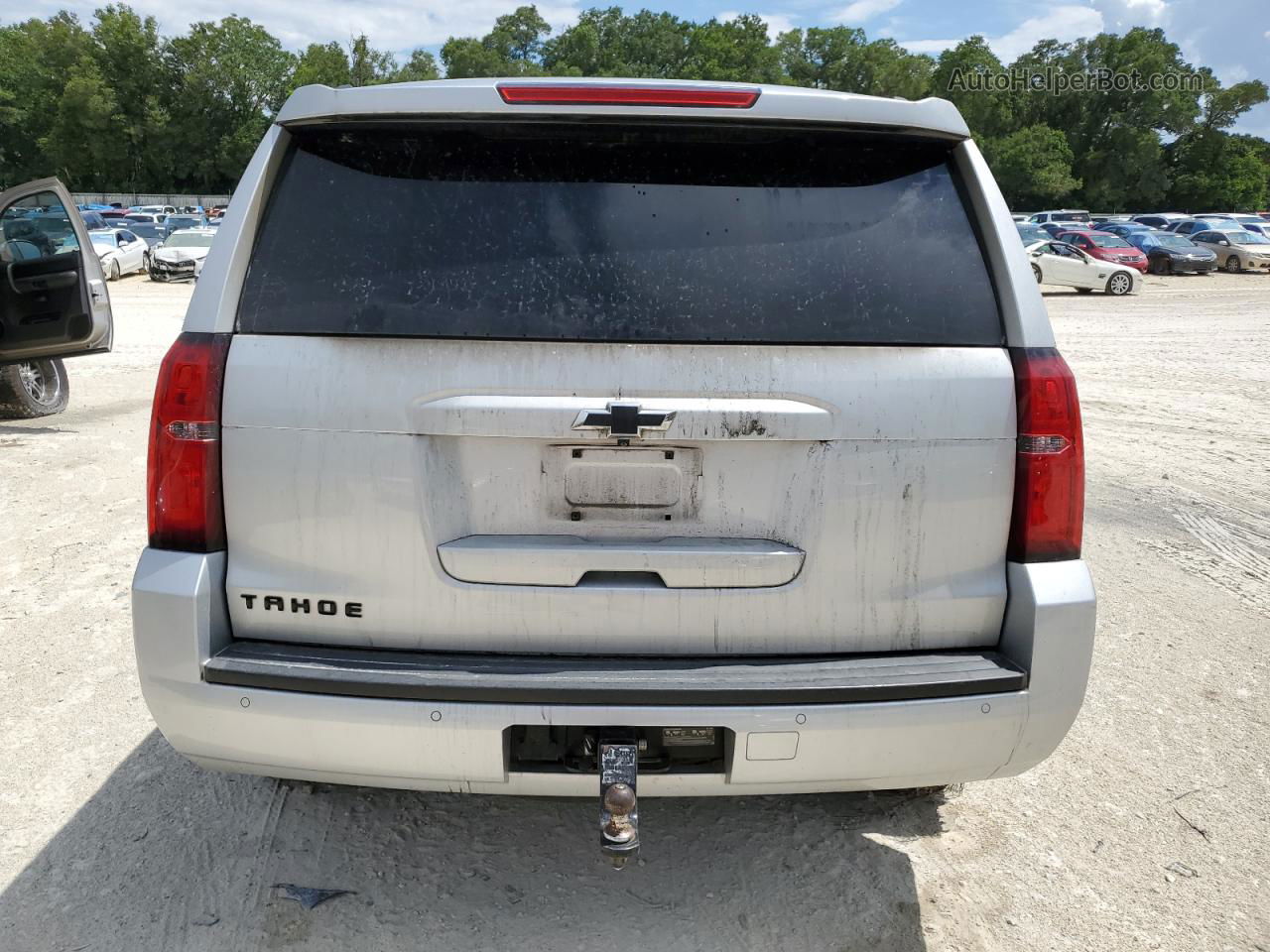 2015 Chevrolet Tahoe C1500 Lt Silver vin: 1GNSCBKC8FR284296