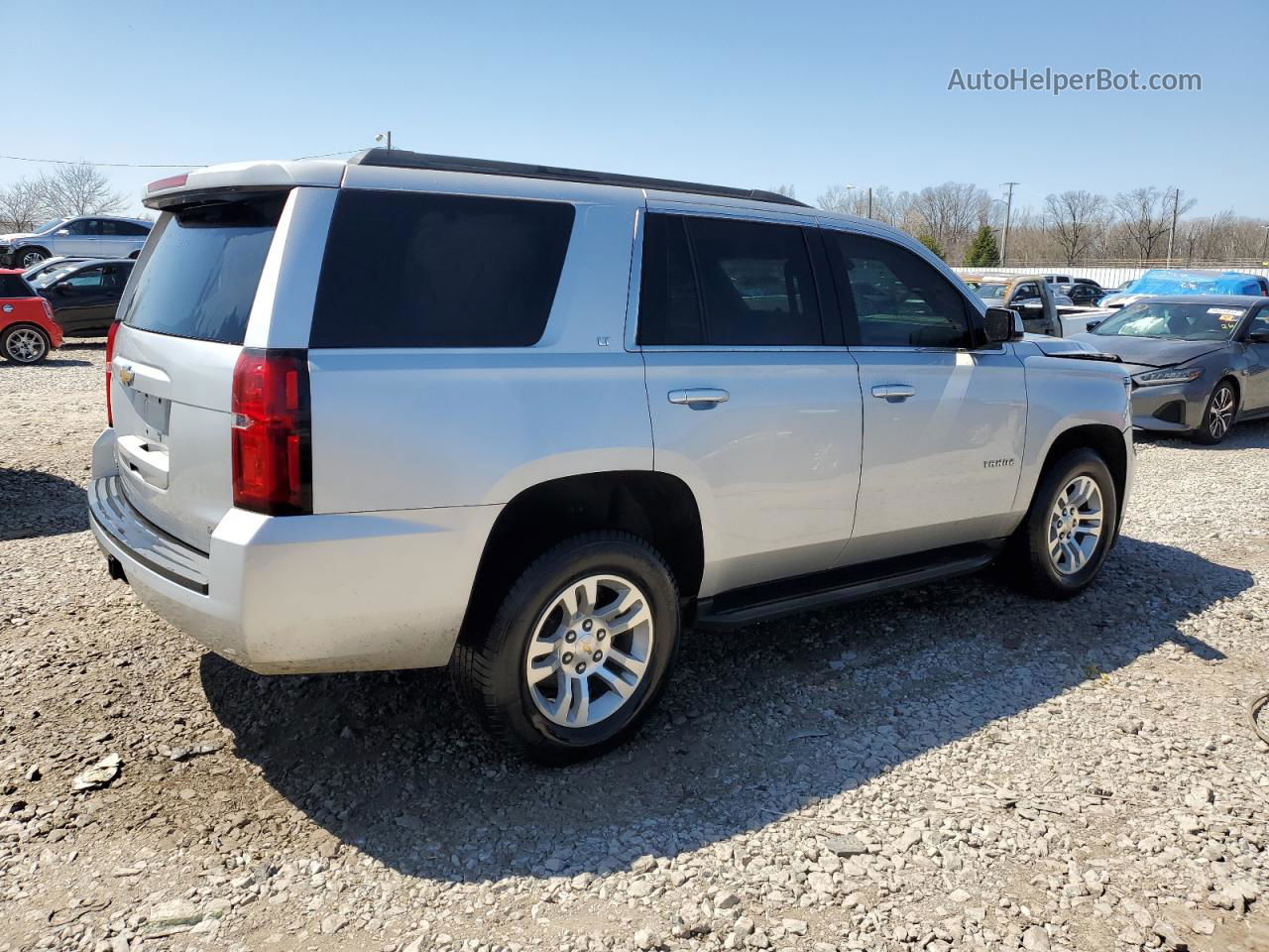 2015 Chevrolet Tahoe C1500 Lt Silver vin: 1GNSCBKC8FR293127