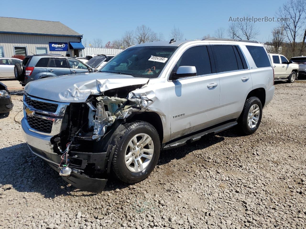 2015 Chevrolet Tahoe C1500 Lt Серебряный vin: 1GNSCBKC8FR293127