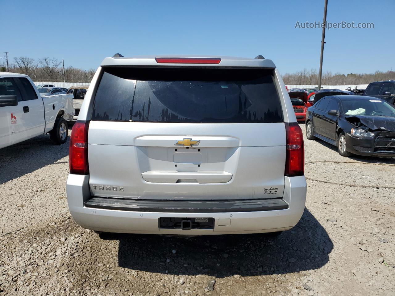 2015 Chevrolet Tahoe C1500 Lt Silver vin: 1GNSCBKC8FR293127