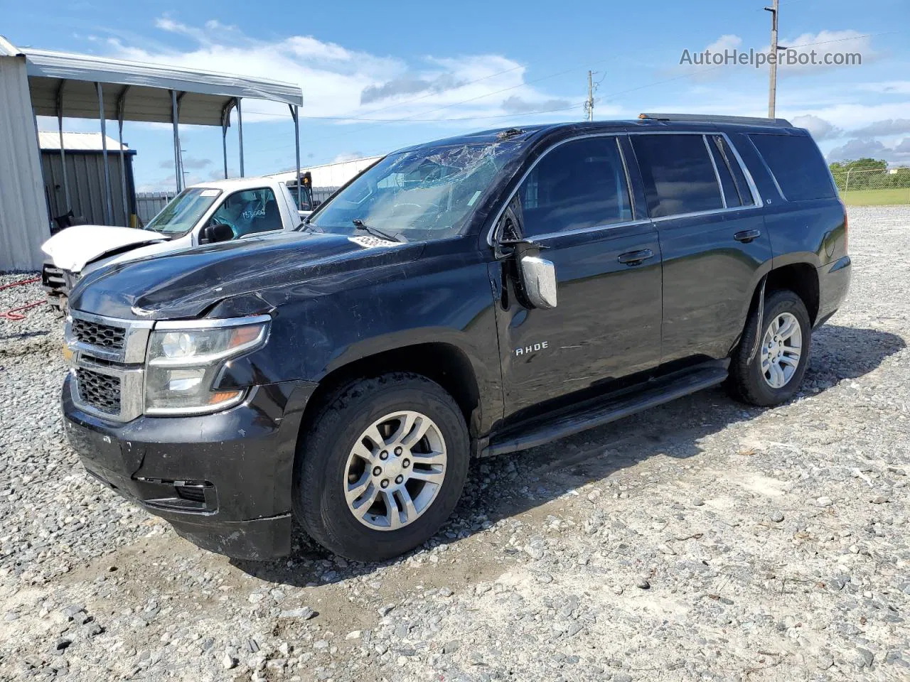 2015 Chevrolet Tahoe C1500 Lt Black vin: 1GNSCBKC8FR535625