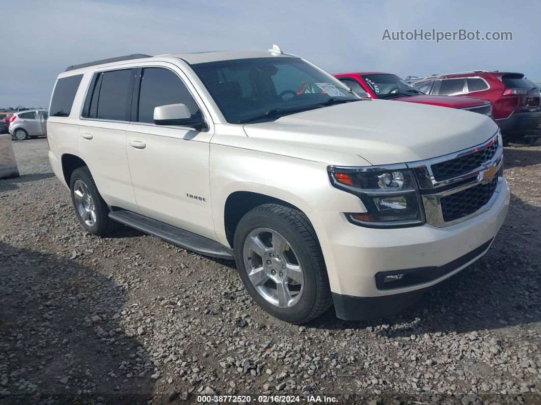 2015 Chevrolet Tahoe Lt Белый vin: 1GNSCBKC8FR603048