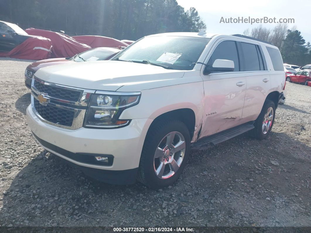 2015 Chevrolet Tahoe Lt Белый vin: 1GNSCBKC8FR603048