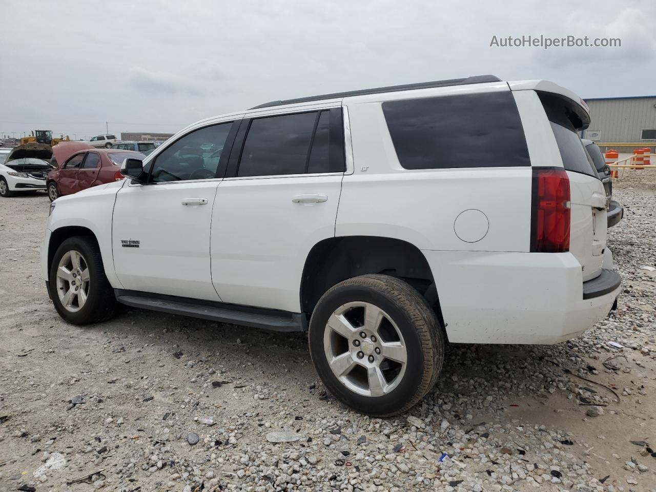 2015 Chevrolet Tahoe C1500 Lt White vin: 1GNSCBKC8FR640424