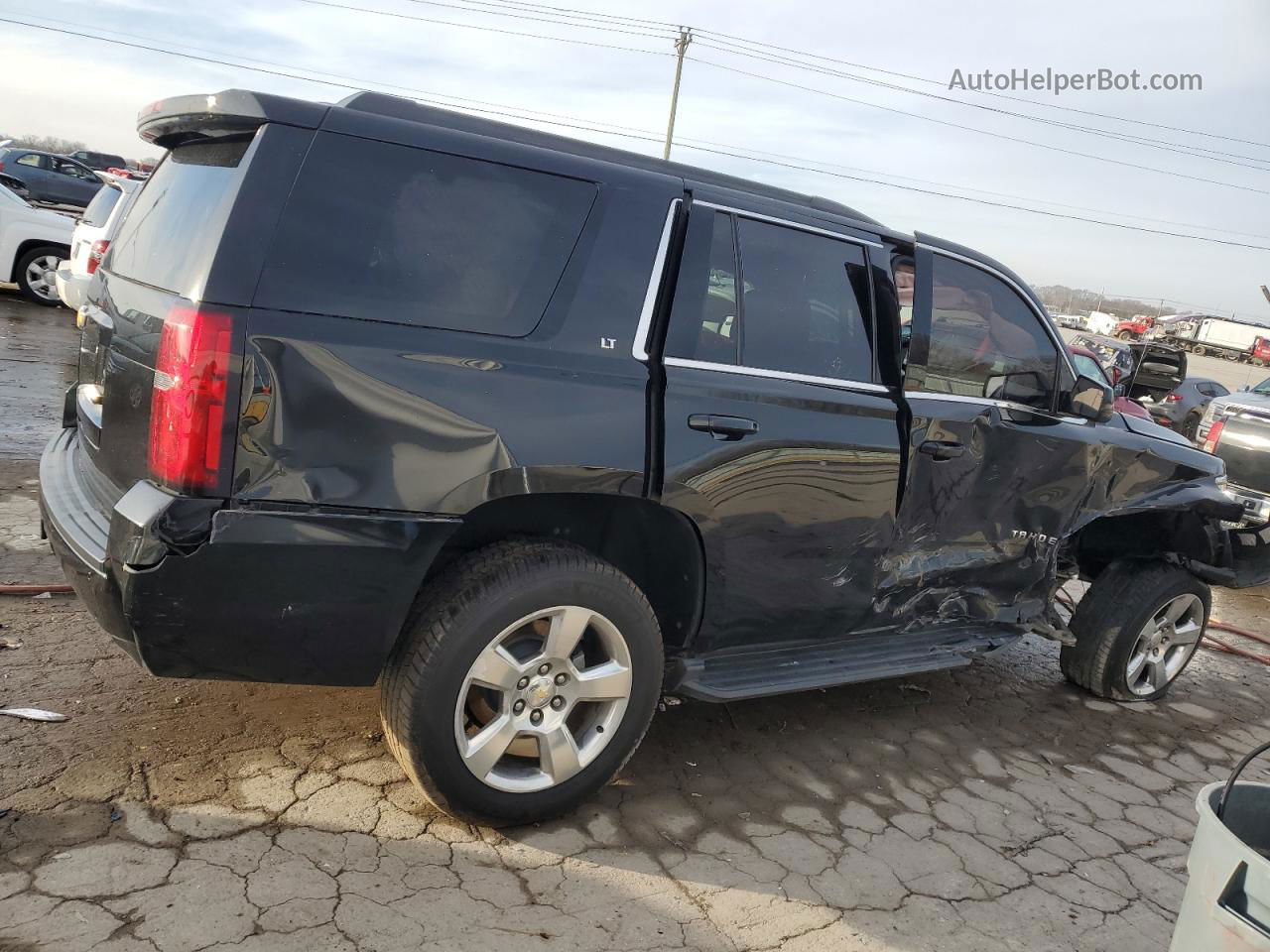 2015 Chevrolet Tahoe C1500 Lt Black vin: 1GNSCBKC8FR646546