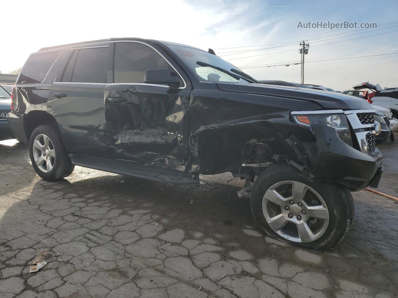 2015 Chevrolet Tahoe C1500 Lt Black vin: 1GNSCBKC8FR646546