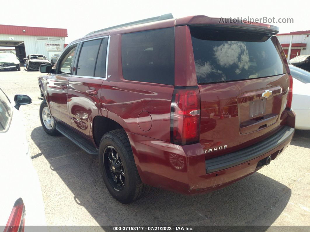 2016 Chevrolet Tahoe Lt Maroon vin: 1GNSCBKC8GR239618