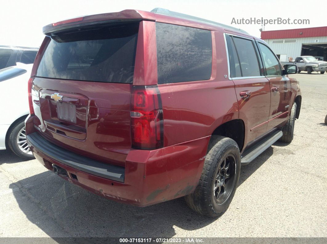 2016 Chevrolet Tahoe Lt Темно-бордовый vin: 1GNSCBKC8GR239618