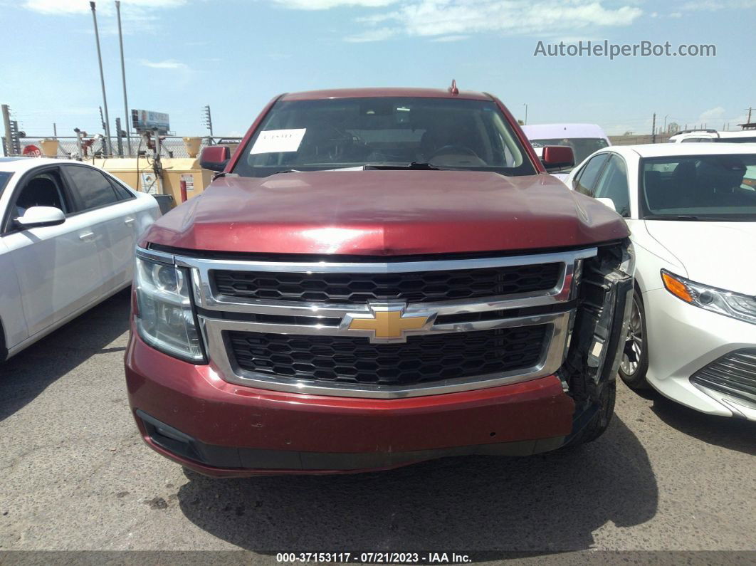 2016 Chevrolet Tahoe Lt Maroon vin: 1GNSCBKC8GR239618