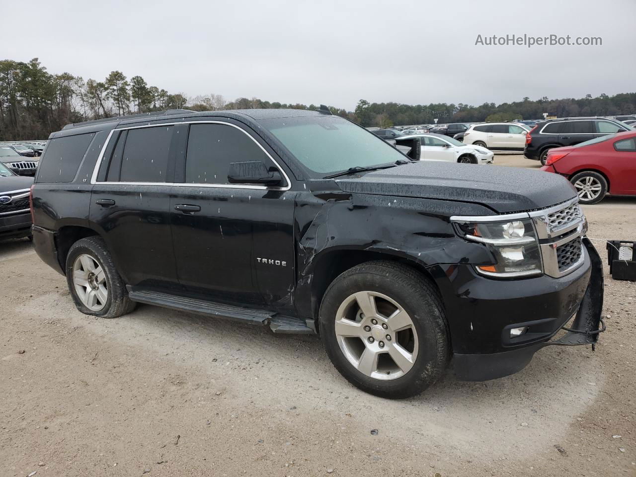 2016 Chevrolet Tahoe C1500 Lt Black vin: 1GNSCBKC8GR244219