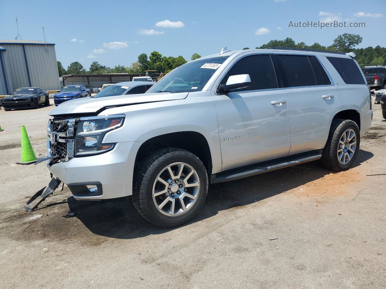 2016 Chevrolet Tahoe C1500 Lt Silver vin: 1GNSCBKC8GR295218