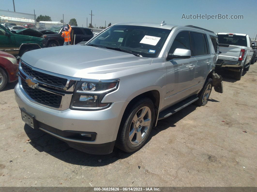 2016 Chevrolet Tahoe Lt Silver vin: 1GNSCBKC8GR417186