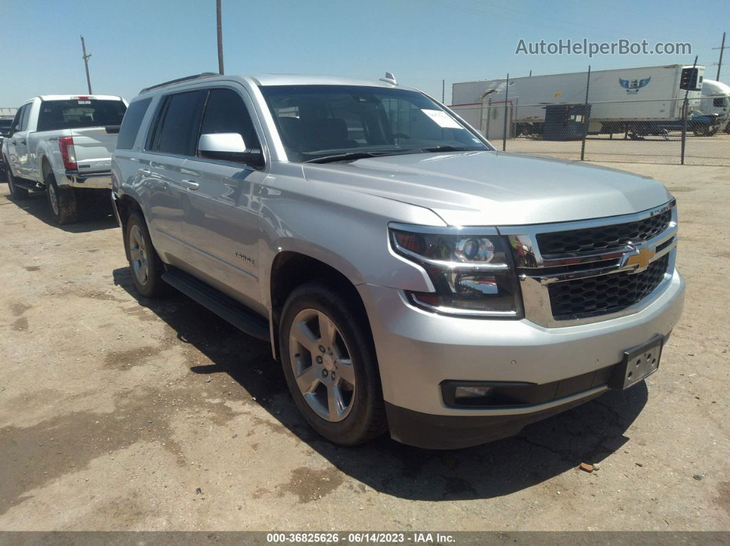 2016 Chevrolet Tahoe Lt Silver vin: 1GNSCBKC8GR417186