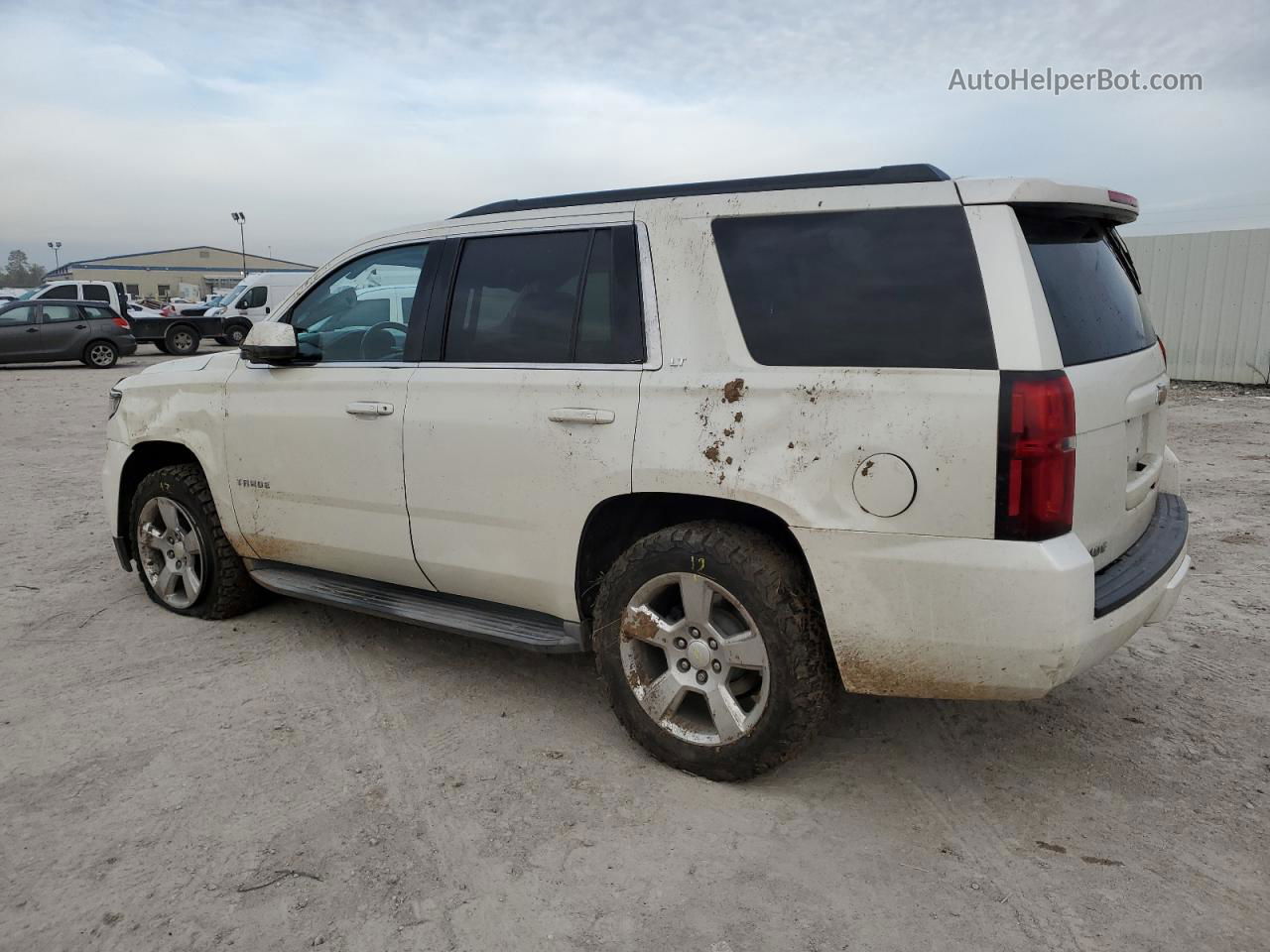 2015 Chevrolet Tahoe C1500 Lt White vin: 1GNSCBKC9FR170923