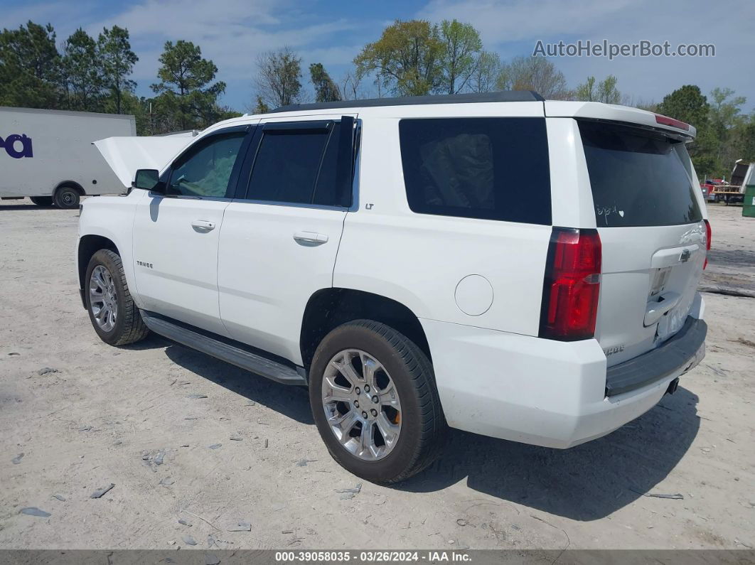 2015 Chevrolet Tahoe Lt White vin: 1GNSCBKC9FR664067