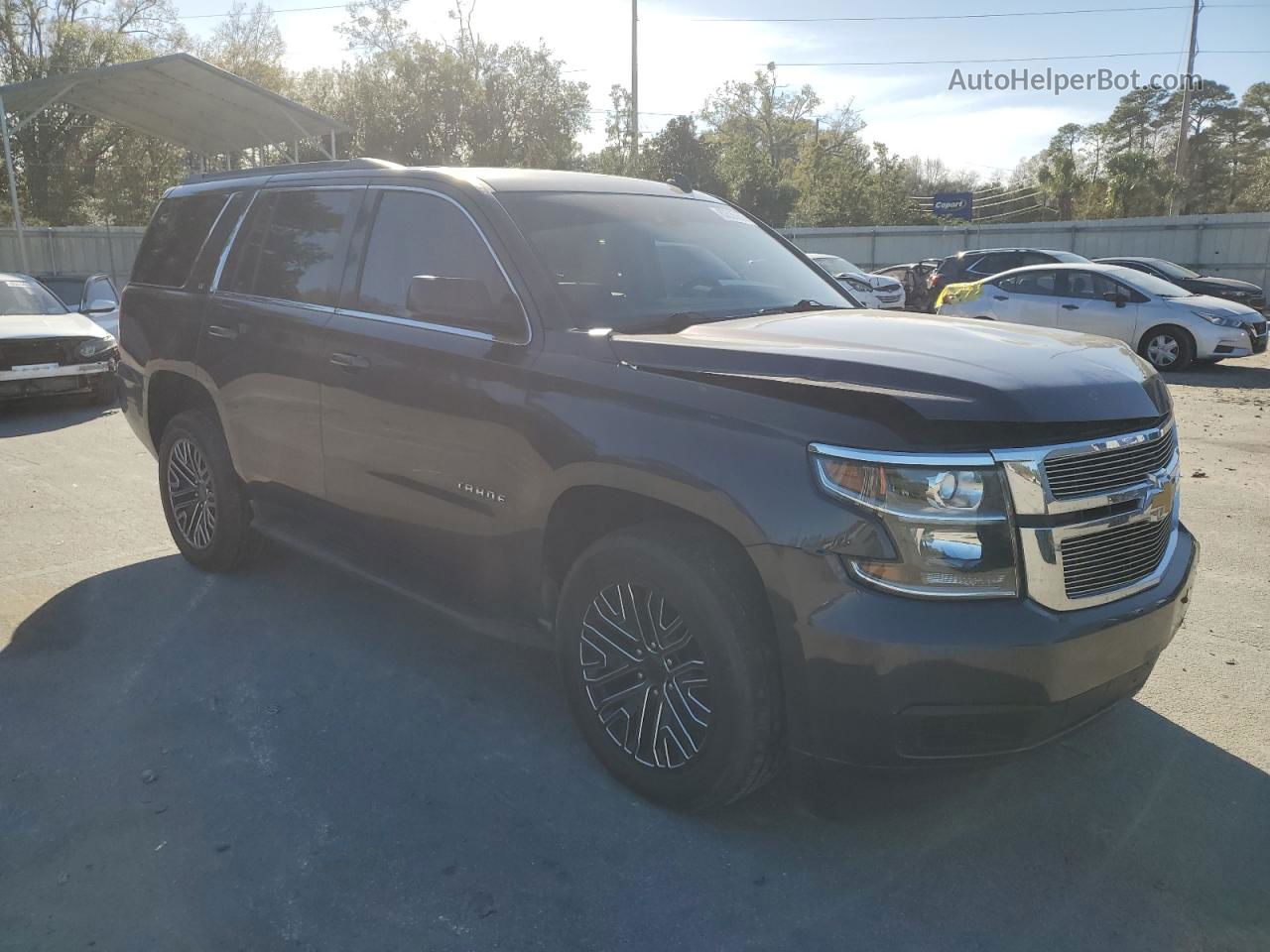 2015 Chevrolet Tahoe C1500 Lt Gray vin: 1GNSCBKCXFR254572