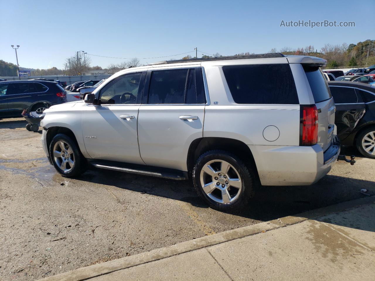 2015 Chevrolet Tahoe C1500 Lt Silver vin: 1GNSCBKCXFR290679