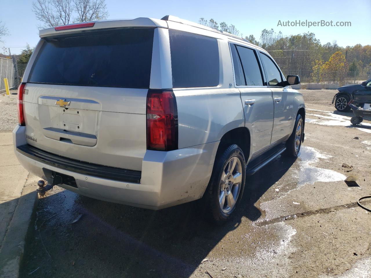 2015 Chevrolet Tahoe C1500 Lt Silver vin: 1GNSCBKCXFR290679