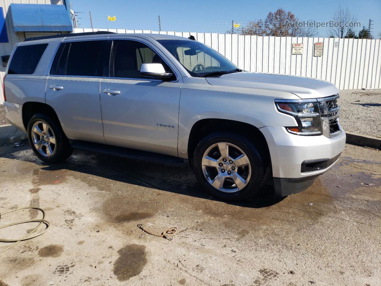 2015 Chevrolet Tahoe C1500 Lt Silver vin: 1GNSCBKCXFR290679